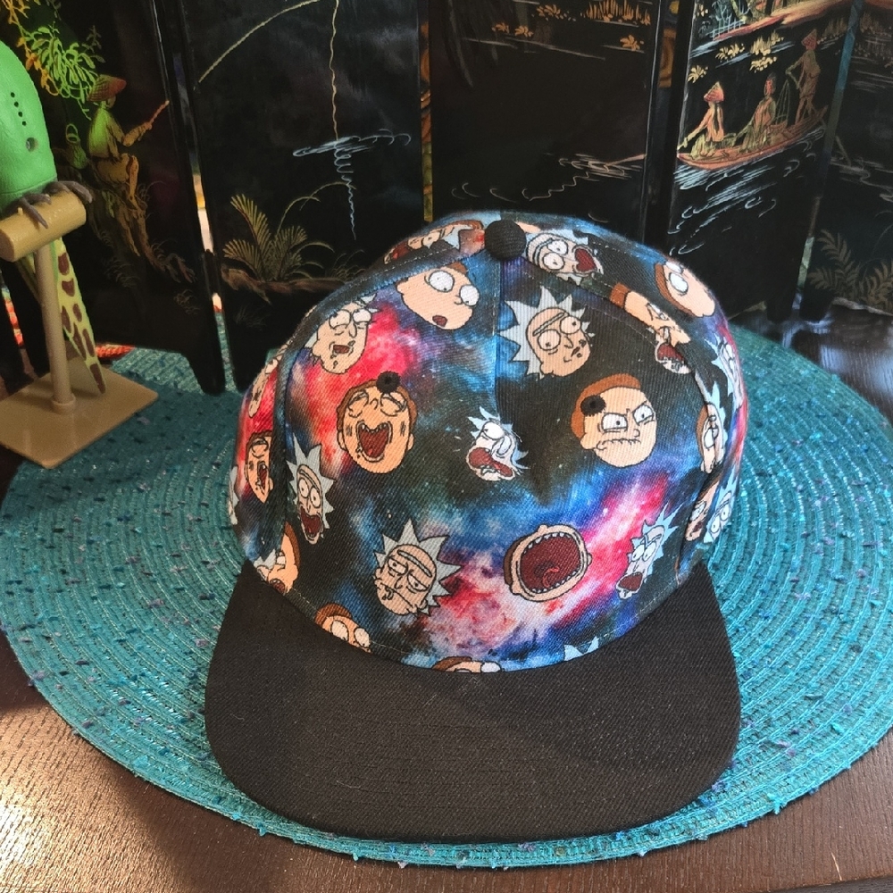 Rick And Morty Print Cartoon Hat